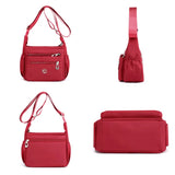 Mini Women Messenger Bag Nylon Shoulder Bags Top-handle Handbag