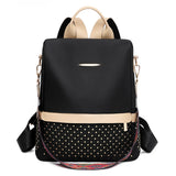 Large Capacity Rivet Oxford Backpack for Women