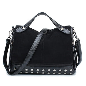 One Shoulder Bag Rivet PU Ladies Handbag Crossbody Tote Girlssac bolsa
