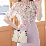 PU Leather Bucket Bag Female Crossbody Bag Butterfly Pendant Shoulder Bag