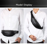 PU Leather Fanny Pack Men Waist Bag Adjustable Belt Bag Male Heuptas High Bum