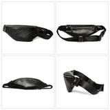 PU Leather Fanny Pack Men Waist Bag Adjustable Belt Bag Male Heuptas High Bum