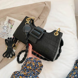 PU Leather Female Bag Women Handbags Shopper Embossed Stone Pattern