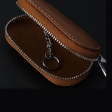 PU Leather Key Wallets Unisex Zipper Car Key Bag Mini Storage Bags