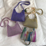 Vintage PU Leather Shoulder Crossbody Square Bag for Women
