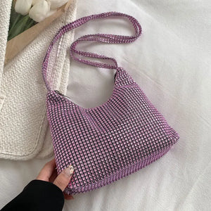 Vintage PU Leather Shoulder Crossbody Square Bag for Women