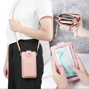Women's Crossbody Bag for Samsung/iPhone/Huawei - Shoulder Bag & Clutch Wallet