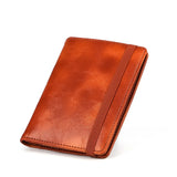 Passport Holder Document Organizer Leather Cover for Car Documents
