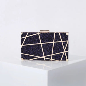 Plaid Party Purses Clutch Ladies Shoulder Hand Bag Wedding Handbags