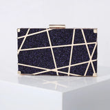 Plaid Party Purses Clutch Ladies Shoulder Hand Bag Wedding Handbags