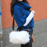 Plush Fluffy Handbag Crossbody Evening Party Prom Purse