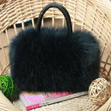 Plush Fluffy Handbag Crossbody Evening Party Prom Purse