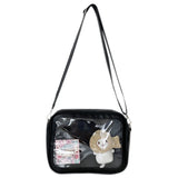 Sweet Lolita Crossbody Bag Transparent Pocket Japanese Style Shoulder Purse