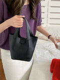 Bucket Tote Bags for Women Classic Soft Shoulder Bags