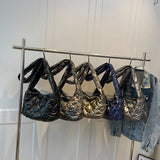 Padded Quilted Crossbody Bag Winter Handbag for Women