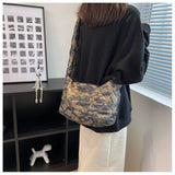 Padded Quilted Crossbody Bag Winter Handbag for Women