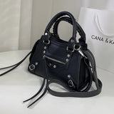 Soft Tassel Motorcycle Bag PU Leather Crossbody Shoulder Bag