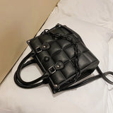 Retro Chain Women Tote Handbag High Leather Women's Shoulder Bags