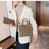 Retro Chain Women Tote Handbag High Leather Women's Shoulder Bags