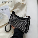 Rhinestone Shoulder Bag for Women Dinner Wedding Handbag Tote Bag