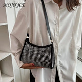 Rhinestone Shoulder Bag for Women Dinner Wedding Handbag Tote Bag