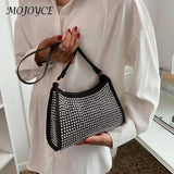 Rhinestone Shoulder Bag for Women Dinner Wedding Handbag Tote Bag
