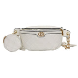 Rhombus Waist Bag Lady Two-piece Chest Bags Belt Bag