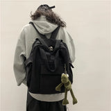 Women Frog Backpack Waterproof Bagpack School Bags Teenage Girls