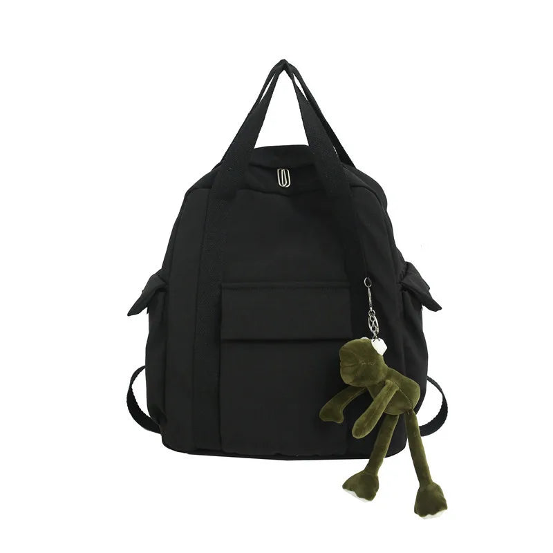 Women Frog Backpack Waterproof Bagpack School Bags Teenage Girls
