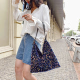 Sequined Shoulder Crossbody Bag Large Bucket Bag Girls Purse