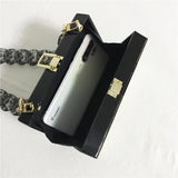 Sequins Acrylic Wallets Stripe Clutch Evening Bag Women Handbags Purses