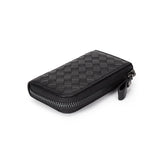Hand-made Sheepskin Key Wallet in Knitting Style