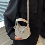 Crystal Rhinestone Diamond Shoulder Bag Chain Handbag Bling Evening Bags