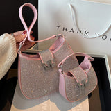 Crystal Rhinestone Diamond Shoulder Bag Chain Handbag Bling Evening Bags