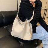 Soft Leather Armpit Shoulder Bag for Women