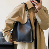 Soft Leather Armpit Shoulder Bag for Women