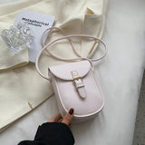 Small PU Leather Crossbody Bag Cell Phone Small Bag Women Summer Mini Small Satc