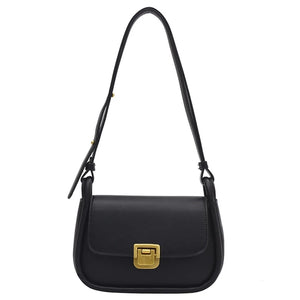 PU Leather Crossbody Bag Long Belt Female Shoulder Purse Underarm Bag