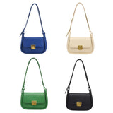 PU Leather Crossbody Bag Long Belt Female Shoulder Purse Underarm Bag