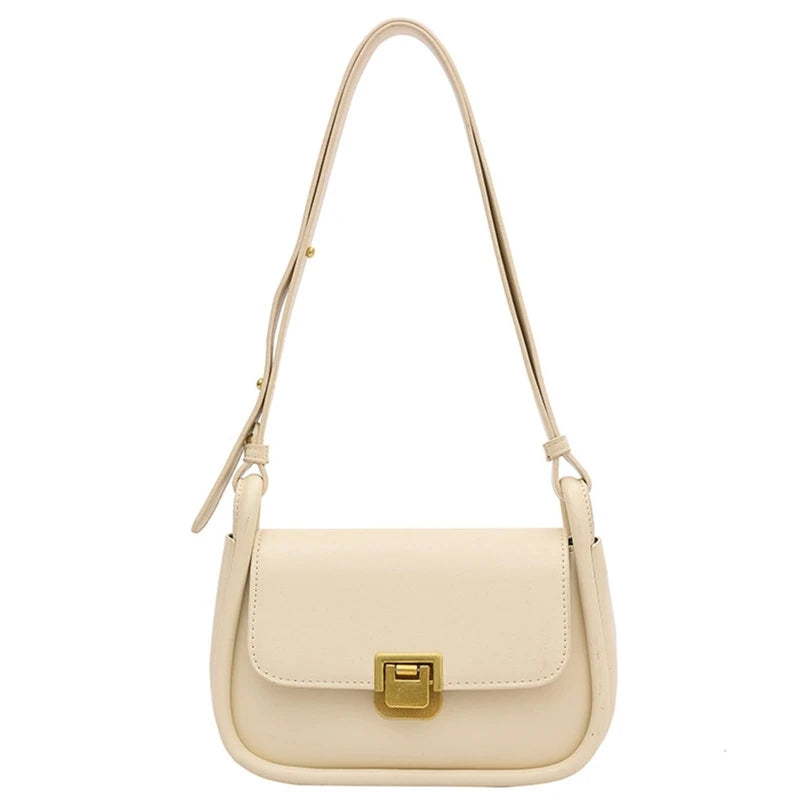 PU Leather Crossbody Bag with Long Belt