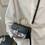 Women's PU Leather Crossbody Square Flap Shoulder Bag Tote Purse