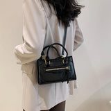 Small Shoulder Bag Female PU Leather Top-Handle Bag Satchel Bag