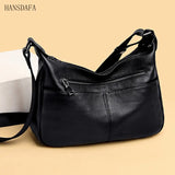 Soft Leather Handbag High Cow Leather Crossbody Bag for Women Large