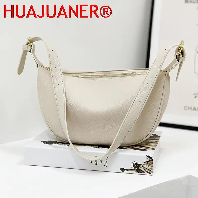 Soft Leather Shoulder Crossbody Bag for Women Ladies Messenger Bag