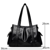 Soft Leather Handbags Retro Crossbody Bags for Women Large Capacity