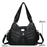 Soft Leather Handbags Women's Bags High Woman Messenger Bag
