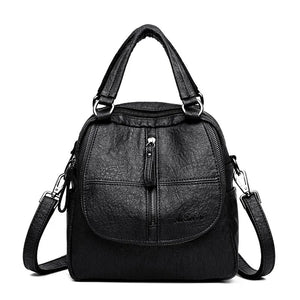 Soft Leather Personality Multi-functional Women's Bag