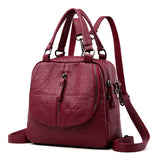 Soft Leather Personality Multi-functional Women's Bag