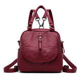 Soft Leather Personality Multi-functional Women's Bag