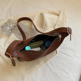 Soft Leather Shoulder Bag Women Crossbody Messenger Handbag Casual Totes